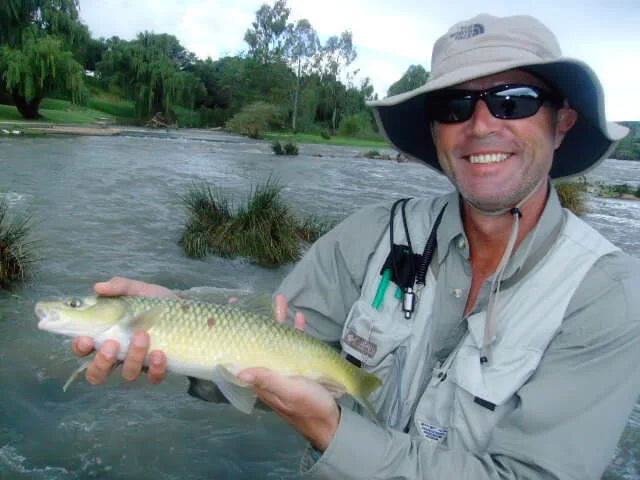 Trip information and booking details for Vaal River Yellowfish fly fishing